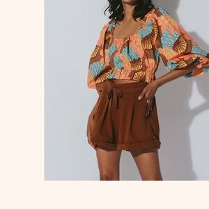 Cleobella Multicolor Floral Blouse